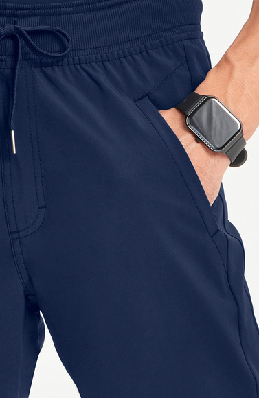 Cherokee Infinity Navy Scrub Top & Jogger Bottom Set - Picture 11 of 11